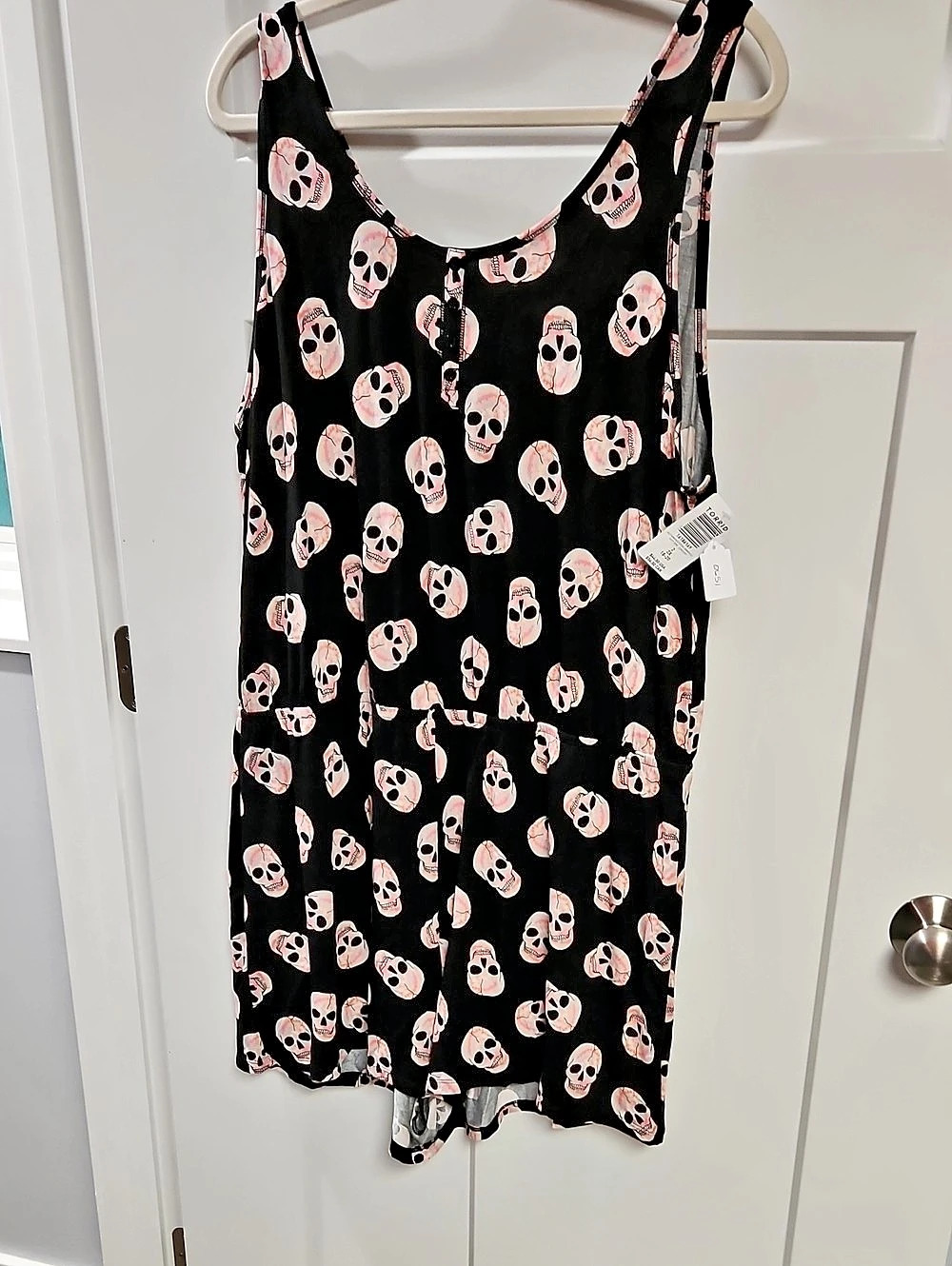 TORRID Skull Print Romper  NWT